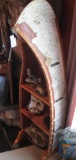 Birch canoe shelf, 16