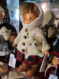 Precious Moments handcrafted wood doll, Gertrude