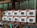 (10) Boxes of 10 X 6 bronze ceramic coated wood screws, partial boxes