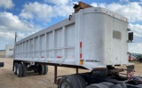 1983 CMC 30' Aluminum End Dump Trailer