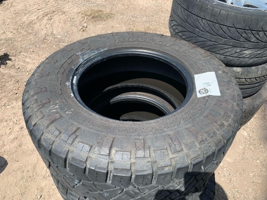 Set of 3 tires LT295/70R17