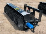 2021 MOWER KING SSAB72 72 In. Hydraulic Skid Steer Broom