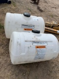 (2) Plastic Tanks