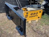 2021 New Agrotk...680 Hydraulic Drop Hammer Skid Steer Attachment
