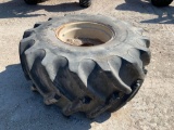Set of Goodyear 28LR26 Tires and Rims