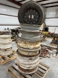 Pallet of Misc. Rims and Tire.