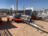 Single Axle Solar Light Tower Trailer