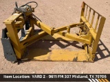 Flat Fork with Hydraulic Scissor Skid Steer Attachment