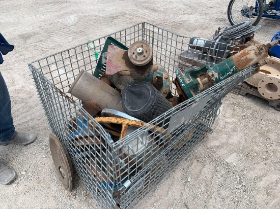 Crate of Pump Parts