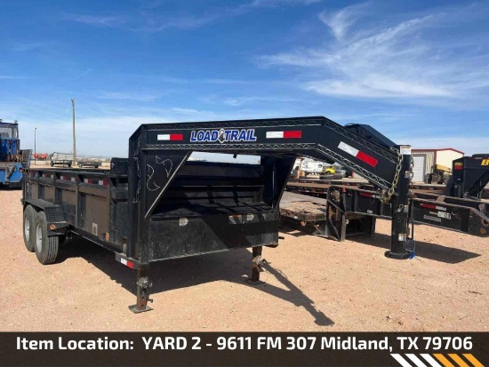 2019 Load Trail LLC 16? x 8? Gooseneck Dump Trailer