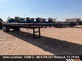 2007 True Texan Manufacturing Flatbed Trailer