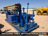 TEE Skid Mounted Triplex Pump and 110 bbl Pit