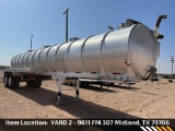 2016 True Texas Manufacturing 130BBL Vacuum Trailer