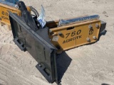 2022 NEW Agrotk 750 Hydraulic Breaker Skid Steer Attachment