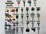 24 Set Equipment Key Ring