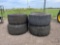 Set of 7 Michelin XZL 24R21 tires....