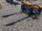 NEW/UNUSED 2023 PFA-11-3300G Skid Steer Pallet Fork Hydraulic Adjustable