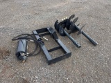 NEW/UNUSED 2023 Wolverine Skid Steer Auger Attachment