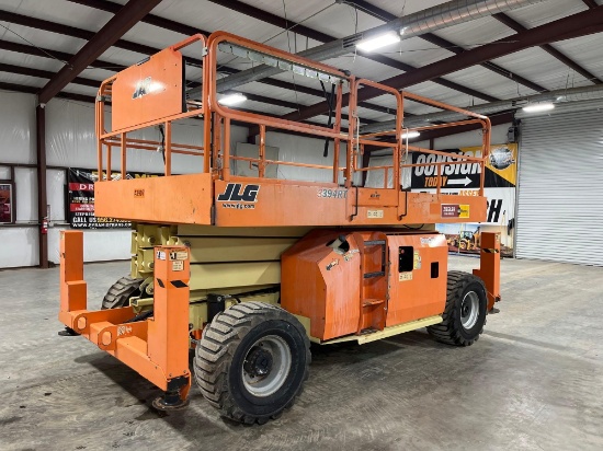 2015 JLG 3394RT Rough Terrain Scissor Lift With Outriggers