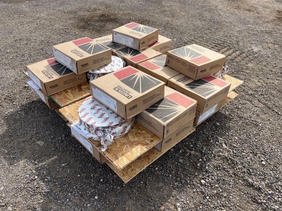 Pallet of (28) Lincoln Electric 1.6mm Gas Shielded Core Wire
