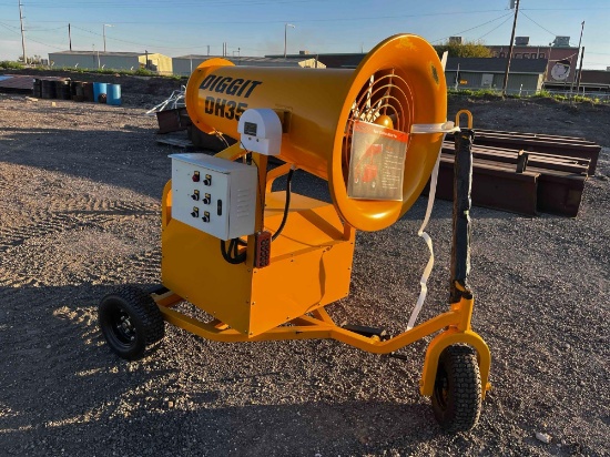 NEW/UNUSED 2023 Diggit DH35 Dust Control Mister Fan