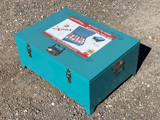 NEW/UNUSED Flatpack Tool Box and Ratchet Tie Down