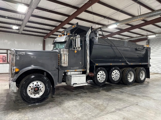 1997 Peterbilt 379 Quad Axle Dump Truck