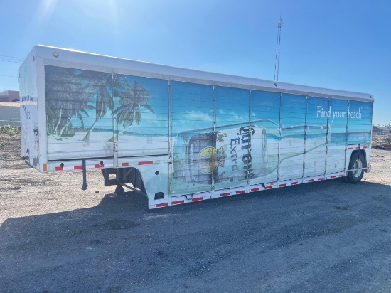 1994 Triple B 18 Bay Aluminum Beverage Trailer
