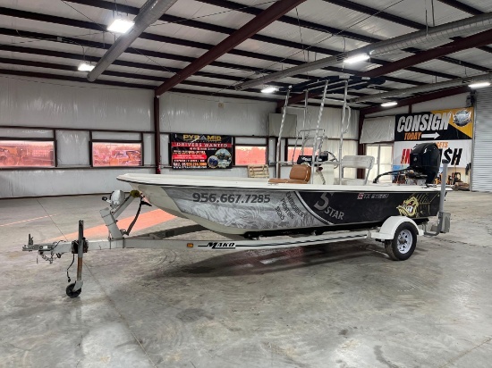2013 Mako Pro Skiff Bay Fishing Boat