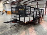 2023 C&M 12 Foot Landscape Trailer