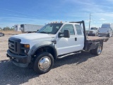 2009 Ford F550 Super Duty XL Flatbed Truck