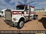 1979 Kenworth W900 Sleeper Truck Tractor
