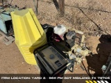 Generator, Air Compressor and Set of Plastic Pipe Stands