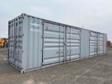 NEW 40 Foot High Cube Two Multi Doors Shipping Container