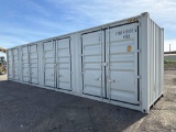 NEW 40 Foot High Cube Two Multi Doors Shipping Container