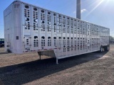 2017 Wilson 53 Foot Cattle Trailer