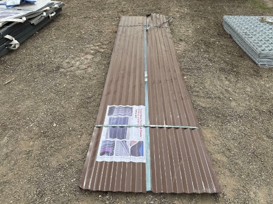 Brown Metal Roof Panels