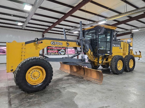 2009 John Deere 670G Motor Grader