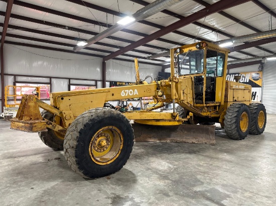 1984 John Deere 670A Motor Grader
