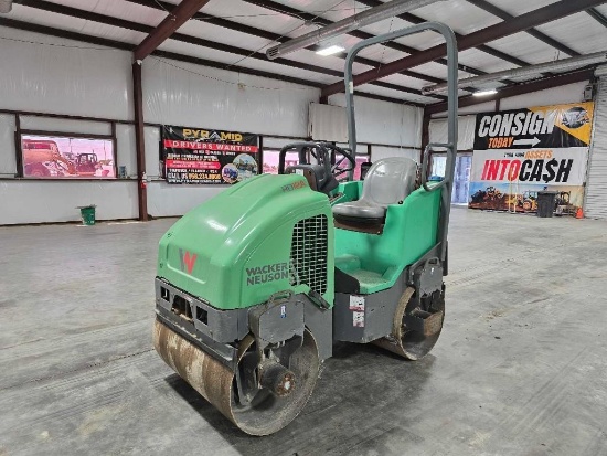 2014 Wacker Neuson RD12A Tandem Vibratory Roller Compactor