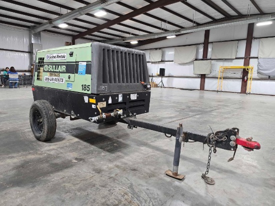 2019 Sullair...185D DPQ KU4F Portable Diesel Air Compressor