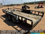 2018 Texas Bragg Utility Trailer