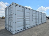 NEW 2024 40 Foot High Cube Two Multi Doors Shipping Container