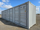 NEW 2024 40 Foot High Cube Two Multi Doors Shipping Container