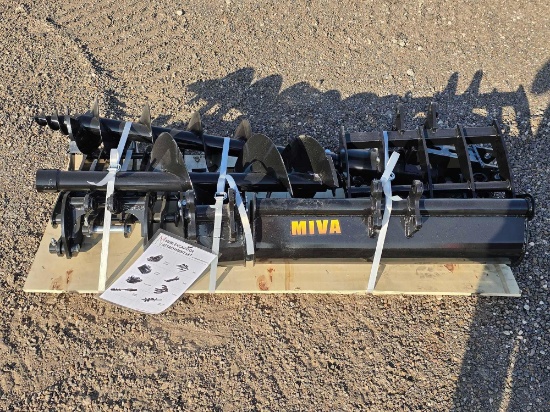 NEW/UNUSED 2025 MIVA QTY (8) Mini Excavator Attachment Set