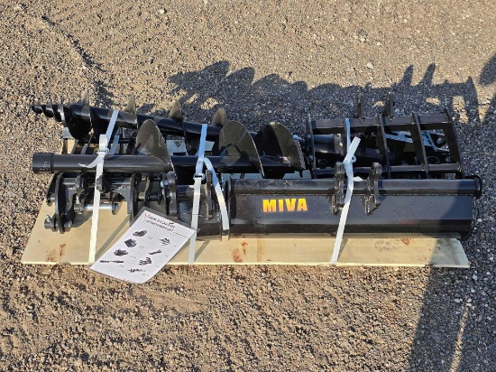 NEW/UNUSED 2025 MIVA QTY (8) Mini Excavator Attachment Set
