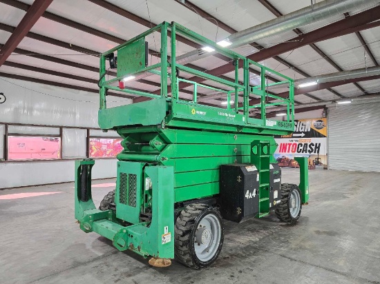 2015 Genie GS5390 Rough Terrain Scissor Lift