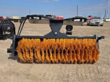 NEW/UNUSED 2025 GIYI AT D-QSJ Skid Steer Broom