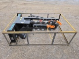 NEW/UNUSED 2024 Mower King ECSSCT72 Hydraulic Trencher Skid Steer Attachment