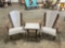 (2) Folding Adriondack Chairs + 1 Folding End Table